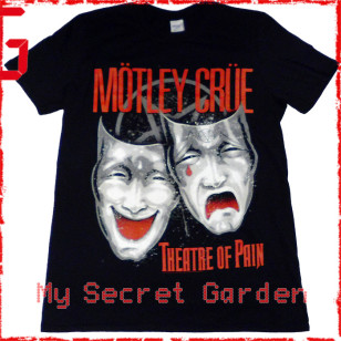 Motley Crue - Theatre Of Pain Official Fitted Jersey T Shirt ( Men M ) ***READY TO SHIP from Hong Kong***
